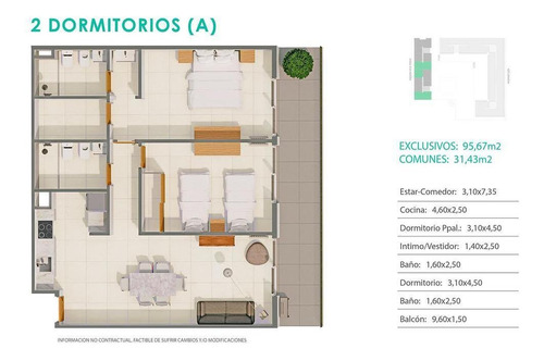 Imagen 7 de 11 de Único Golf, Departamentos De 1, 2 Y 3 Dormitorios Con Amenities