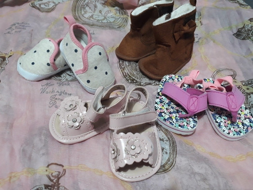 Set Zapatitos Bebé Niña Talla 10