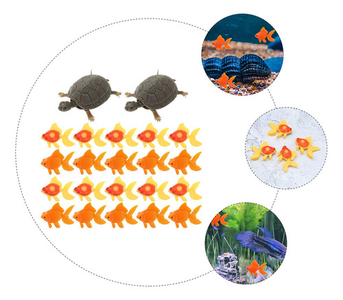 Comedero Artificial Para Peces De Colores, 22 Unidades