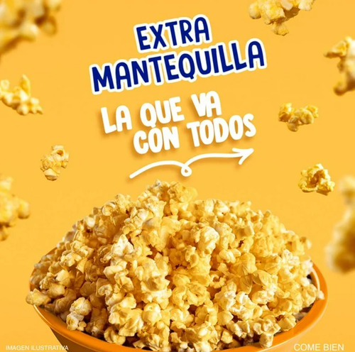 Palomitas De Maíz Extra Mantequilla Act Ii 16 Pzs De 87g C/u