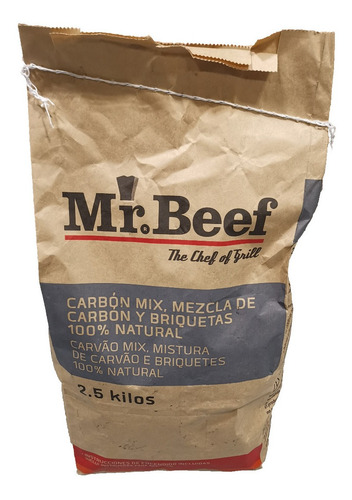 Imagen 7 de 8 de Mezcla De Carbón Y Briquetas Mr Beef