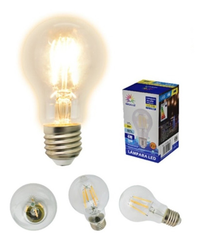 Foco Bombilla Led Tipo Vintage Calido 4w E27 Vtg04w2 - T2971