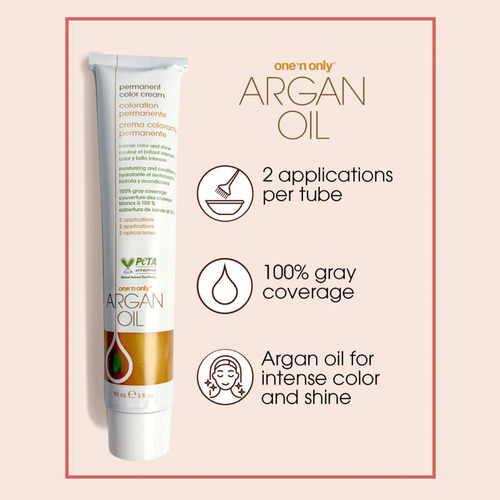 Tinte Permanente Cabello Con Aceite De Argán - 7rg Rubio