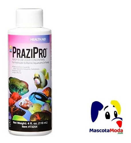 Imagen 1 de 1 de Prazipro 29ml Desparasitante Para Peces De Acuario Premium 