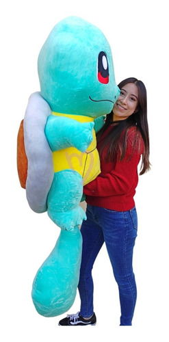 Peluche Squirtle Gigante Pokemon Verde Azul Tortuga 100cm