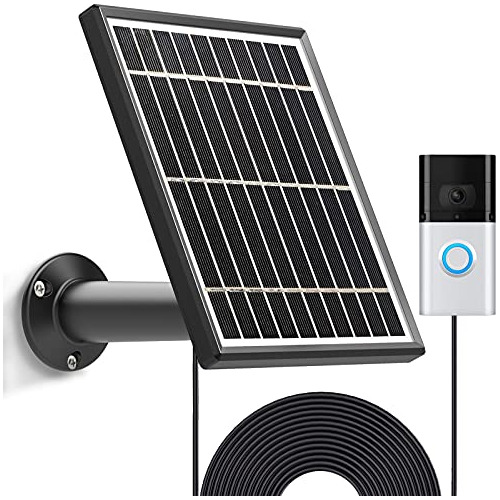 Panel Solar Compatible Video Doorbell 2/3/3 Plus/4, Res...