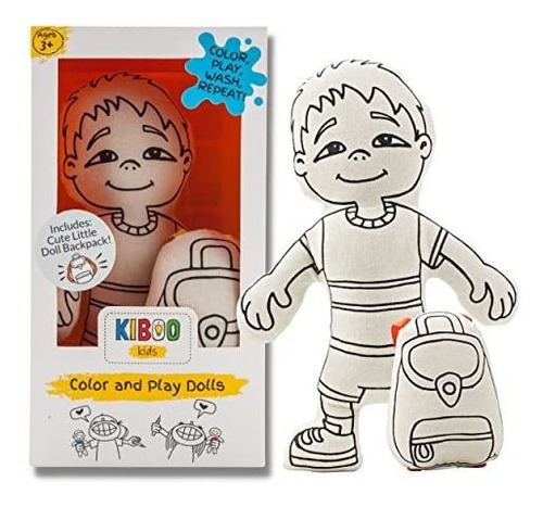 Kiboo Kids Color Your Doll - Juguete Para Colorear Para Niño