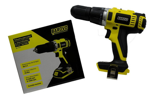 Imagen 3 de 8 de Taladro percutor atornillador inalámbrico de 13mm Barovo BIL-TP13 18V + accesorio