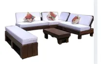 Comprar Juego Jardín Exterior Sillones De Madera Palets O Eucalipto 