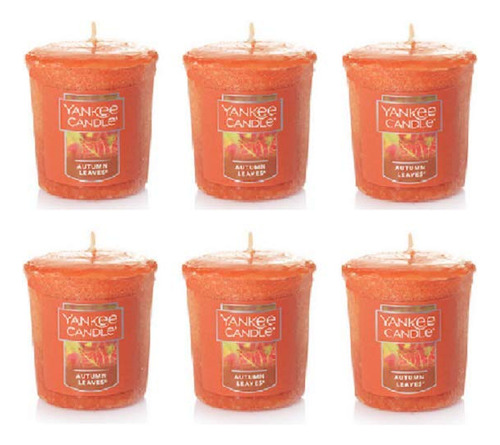 Conjunto De Velas De Yankee De 6 Samplers Votive Candles