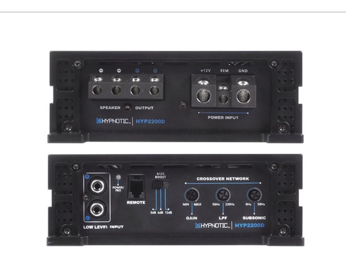 Imagen 3 de 3 de Amplificador Auto Mono 2200w 1 Ohm Clase D Hypnotic Hyp2200d