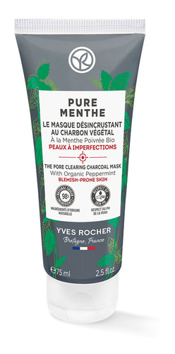 Yves Rocher Mascarilla Desincrustante Carbón