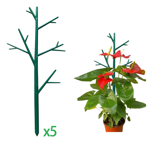 ~ Enrejado Para Plantas En Maceta, Soporte Para 5 Piezas