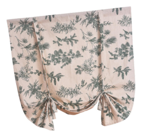 Cortina De Vajilla Impresa Floral Cortina 60 Cmx120 Cm