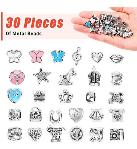 #kids Bracelet Making Kit Creative Diy Beads Handmade