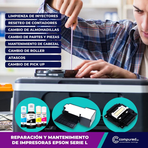 Imagen 1 de 10 de Servicio Tecnico Impresoras - Computadoras - Camaras - Redes