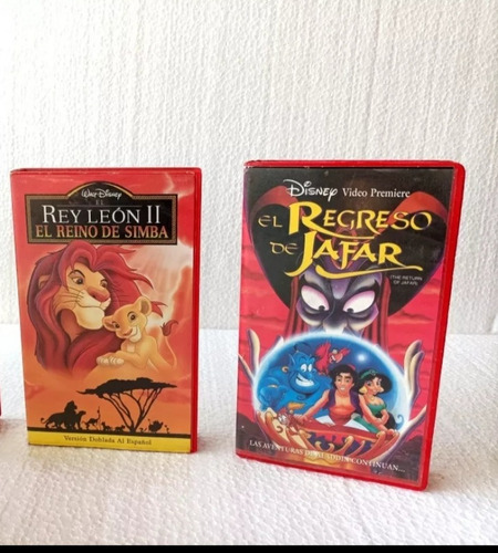 Videos Vhs Rey León Aladdin Toy Story Mulan Disney 