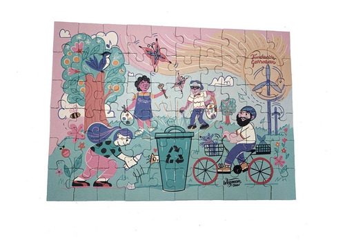 Imagen 8 de 9 de 2 Eco Rompecabezas - Arte - 60 Piezas Fundación Garrahan E