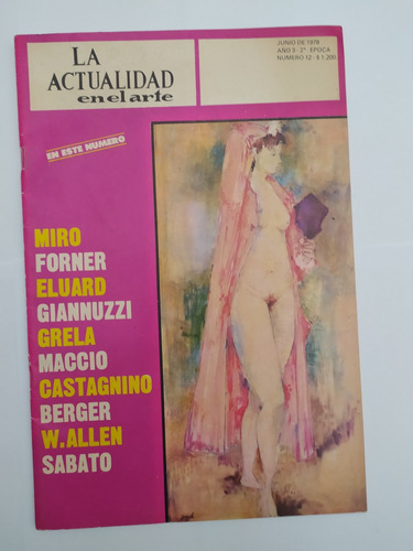 Revista La Actualidad En El Arte 12 Giannuzzi Forner Macció 