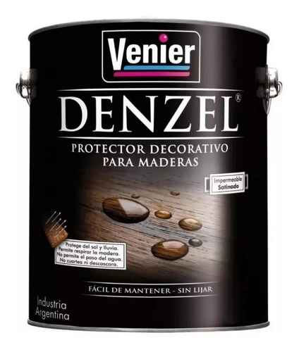 Denzel Lasur Venier Protector Para Maderas Satinado 1lt