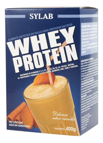 Whey Protein Sylab 400 Gramos Vainilla