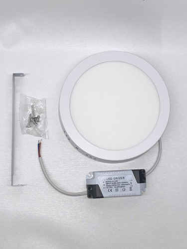 Panel Led 12w Sobreponer Luz Blanca