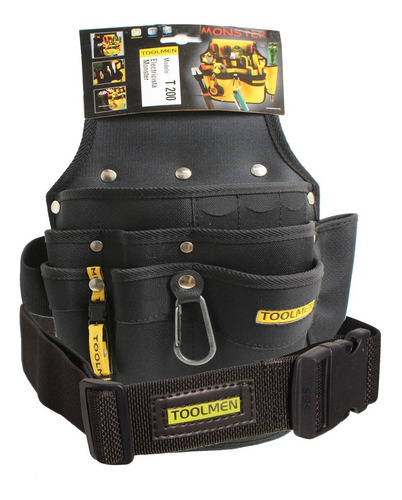 Imagen 1 de 9 de Combo Cinturon Porta Herramienta Reforzado Toolmen T200 T35 
