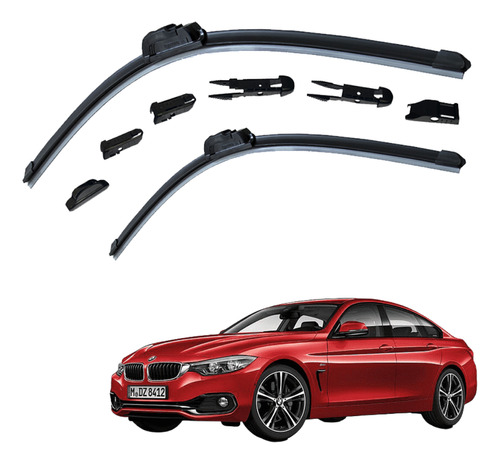 2 Plumas Limpiaparabrisa Reluvsa P/ Bmw 420i Gran Coupe 2016