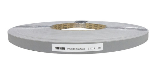 Tapacanto Rehau Pvc Gris Macadan 2 Mm X 22 Mm X 10 M Egger