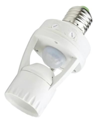 Kit 5 Sensor Movimento Presença E27 Temporizador 360° Ajuste