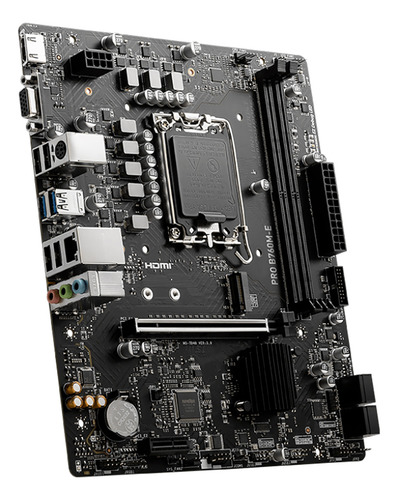 Tarjeta Madre Msi Pro B760m-e Ddr5 Lga1700 Pcie 4.0 Atx