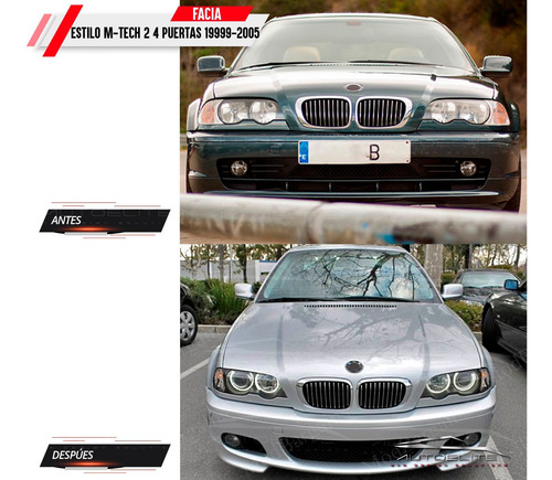 Imagen 6 de 10 de Facia Delantera Bmw Serie 3 E46 4 Ptas Tipo Mtech 1999 2005