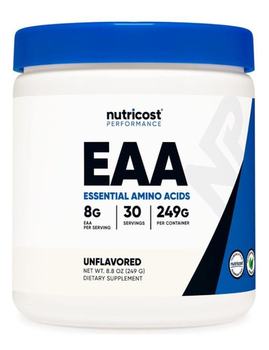 Original Nutricost Polvo Eaa, 30 Ser, Aminoacidos Esenciales