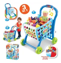 Comprar Juguete Carrito De Supermercado Con Luces Sonido Para Niños