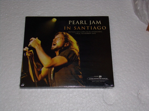 Pearl Jam In Santiago Chile Cd Brasilero Sellado / Kktus