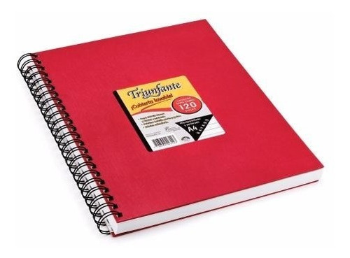 Cuaderno Universitario Triunfante Tapa Dura A4 120 Hjs X5 U