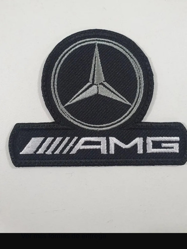Mercedes Amg Parche Bordado Calidad Premium Con Pegamento Te