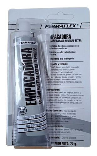  Silicón De Empacadura Permaflex Sellador Alta Temperatura