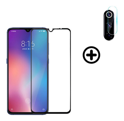 Estuche Xiaomi Mi 9 + Vidrio Templado 6d + Vidrio Camara