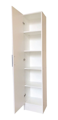 Despensero 1 Puerta Cocina 180x40x30 Organizador Blanco @