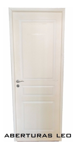 Puerta Placa 70x200 Marco Madera Gromanti Modelo Avalon