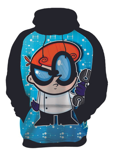 Blusa De Frio Moletom O Laboratório De Dexter Desenho Hd 05