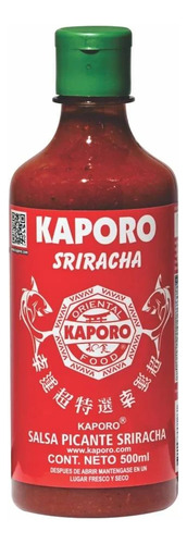 3pz Salsa Picante Sriracha Kaporo 500ml