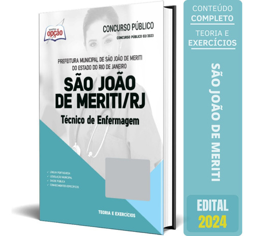 Apostila Prefeitura São João Meriti Rj 2024 Técnico