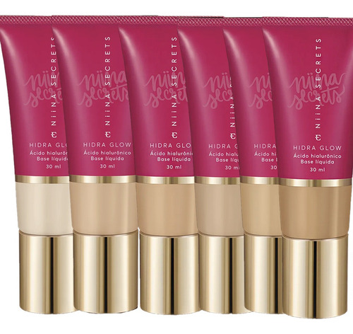 Base Líquida Hidra Glow Niina Secrets Escolha A Sua Cor