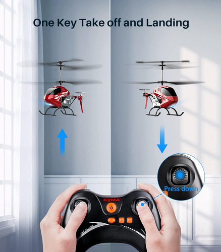 Syma Helicóptero De Control Remoto, Helicóptero Rc Con 16-20