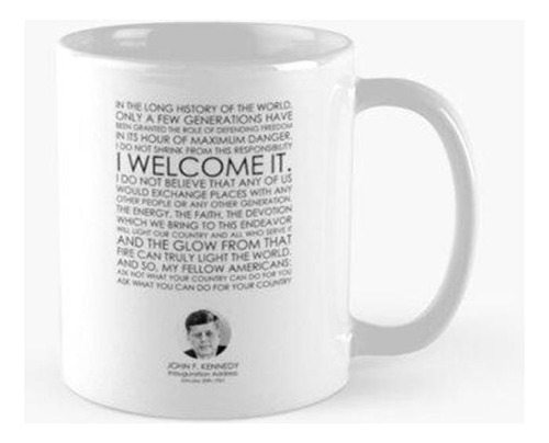 Taza John F. Kennedy, Discurso De Inauguración, Grandes Disc