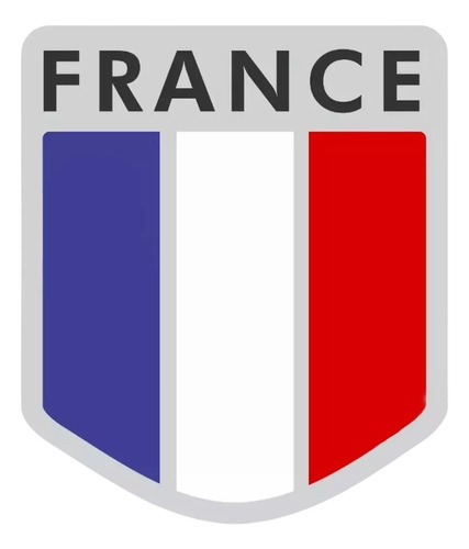 Adesivo Aplique Citroen Bandeira France Resinado Res6 