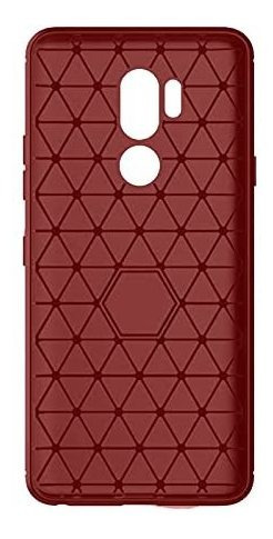 Funda Para LG G7 Thinq Color Rojo Con Protector De Pantalla