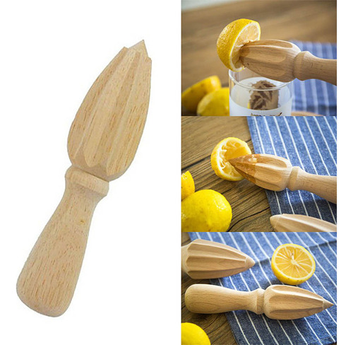 B Exprimidor De Cítricos De Madera Natural, Mini Exprimidor